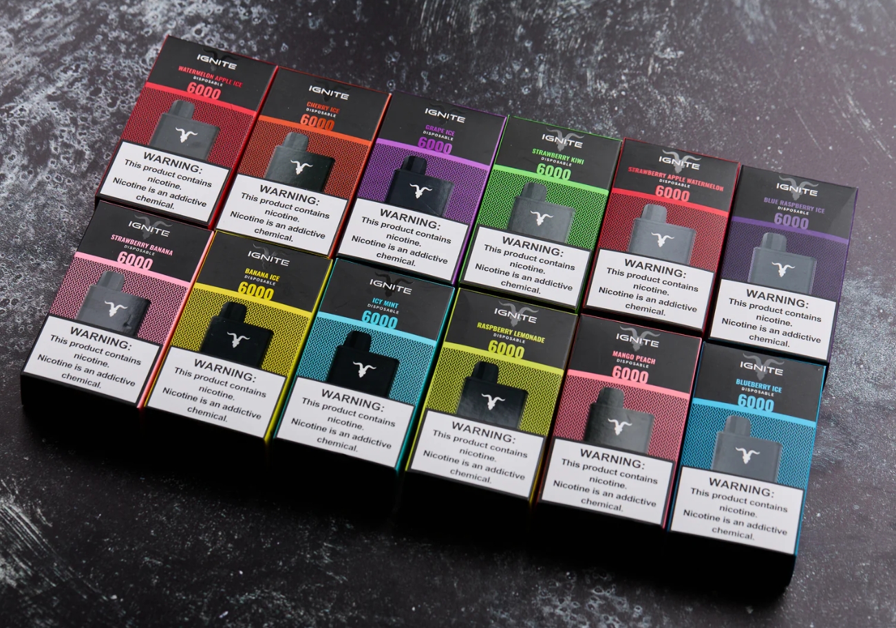 IGNITE V60 6000 Puffs Vape: Bananų Ledas – Arktiškas Skonio Šokas Jūsų Delne
